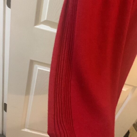 THE LIMITED SWEATER DRESS DARK RED DOLMAN SLEEVE CORPCORE SZ MED PETITE - Picture 5 of 9